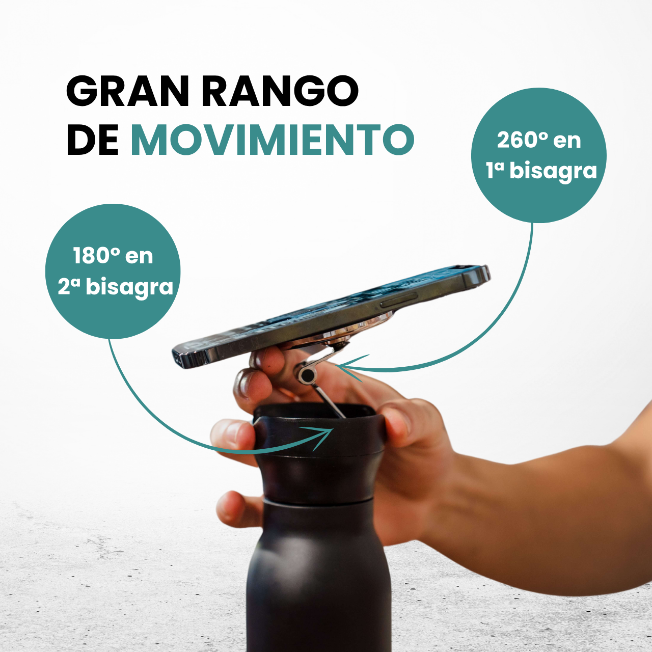 Termo con soporte para iphone