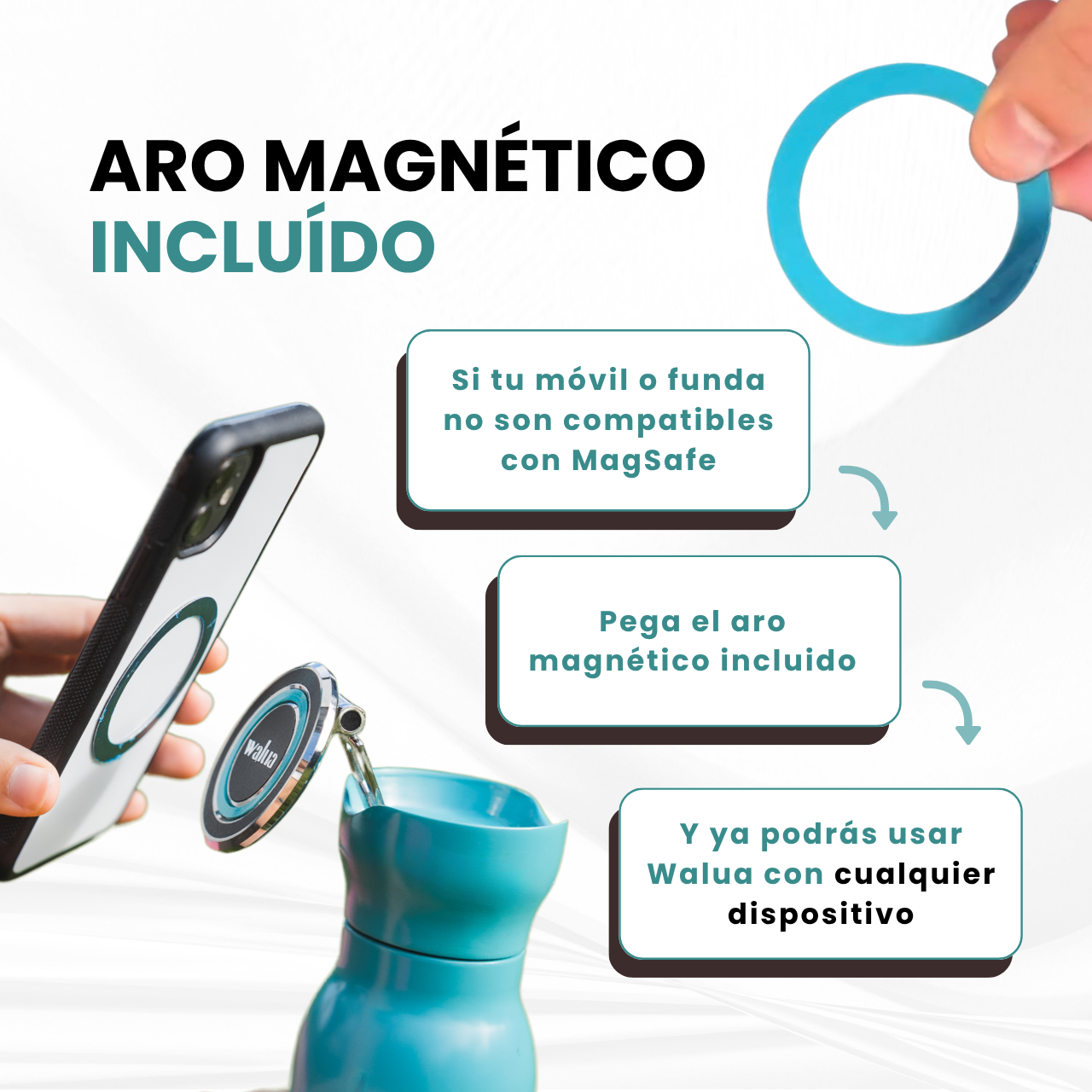 Termo magsafe tripode para grabar contenido